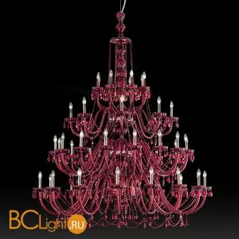 Люстра Italamp 282/16+16+8+8 Red / C / Sw Bordeaux