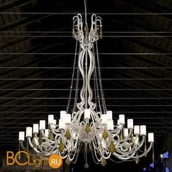 Люстра Italamp 745/30 Satin / BP / SW Elements Honey+Transp.
