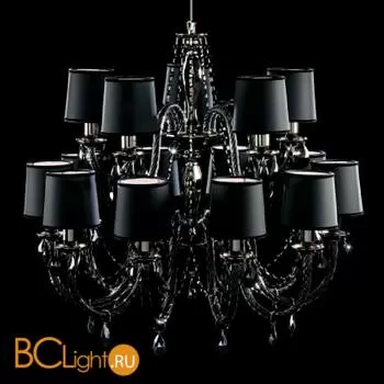 Люстра Italamp 445/10+5 Teak / CDF / Sw Golden Teak / Black shades