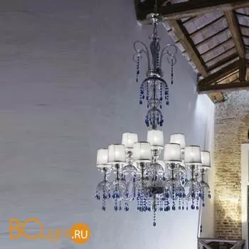 Люстра Italamp 259/12+6 Fume / C / Sw Dark Sapphire