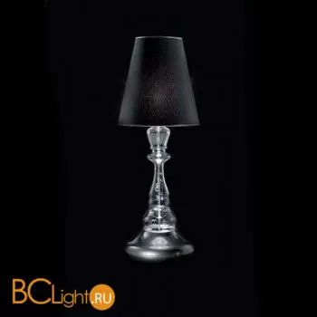 Настольный светильник Italamp 8018/LM Transp. / C / Anthracite base / Grey shade