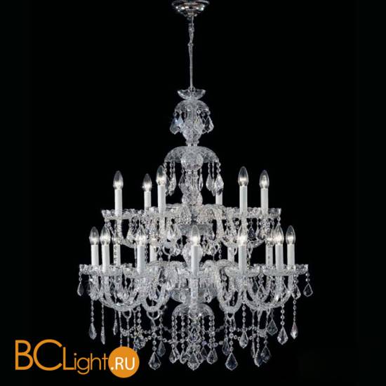 Люстра Italamp 165/12+6 Transp. / C / Spectra Crystal