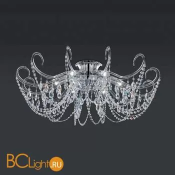 Потолочный светильник Italamp 398/12 D105 Transp. / C / Spectra Crystal