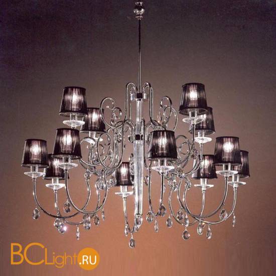 Люстра Italamp 741/8+4 Transp. / C / Spectra Crystal