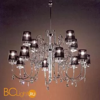 Люстра Italamp 741/8+4 Transp. / C / Spectra Crystal