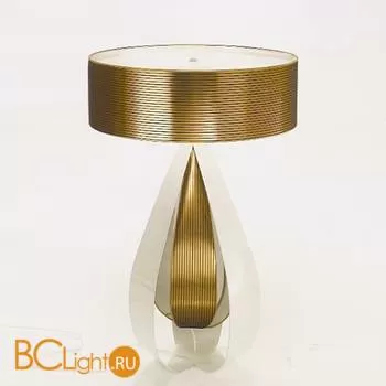 Настольный светильник Italamp 3060/P Pearly White / Gold shade
