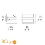 Настенный светильник iTRE Ala 0001940 - Схема