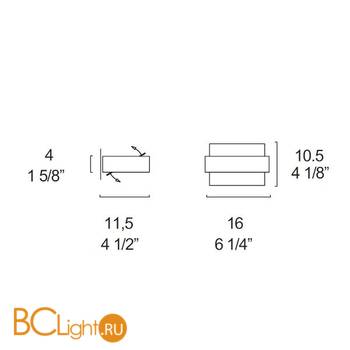 Настенный светильник iTRE Ala 0001937 - Схема