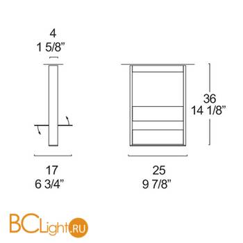 Потолочный светильник iTRE Ala Soff 0001489 - Схема