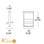 Потолочный светильник iTRE Ala Soff 0001489 - Схема
