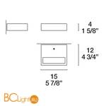 Бра iTRE Alias 15 0001876 - Схема