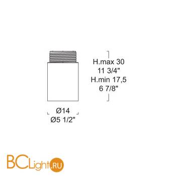 Спот (точечный светильник) Itre Dot 0001481 - Схема