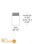 Спот (точечный светильник) Itre Dot 0001477 - Схема