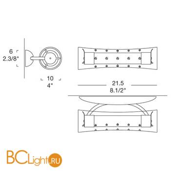 Бра iTRE Ila parete 0002682 - Схема