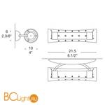 Бра iTRE Ila parete 0002682 - Схема