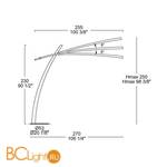 Торшер Itre Katana 0002037 - Схема