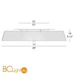 Потолочный светильник iTRE Lilith PL 70 0000054 - Схема