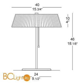 Настольная лампа iTRE Lilith T 0000283 - Схема
