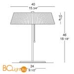 Настольная лампа iTRE Lilith T 0000283 - Схема