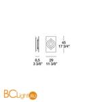 Настенно-потолочный светильник Itre O-Sound 1 0001796 - Схема