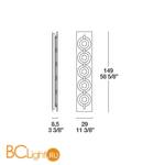 Настенно-потолочный светильник Itre O-Sound 5 0001683 - Схема