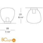 Потолочный светильник iTRE OMEGA PL 20 - GARDEN 20 0000004 - Схема