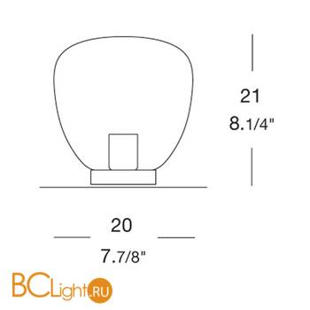 Настольная лампа iTRE OMEGA T 20 0000275 - Схема