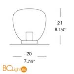 Настольная лампа iTRE OMEGA T 20 0000275 - Схема