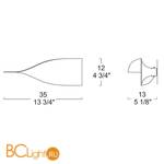 Бра iTRE Puck P 0002757 - Схема