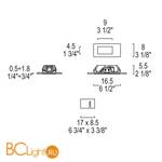 Встраиваемый светильник iTRE SD-084 N 0000917 - Схема