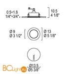 Встраиваемый светильник iTRE SD-087 V 0001256 - Схема