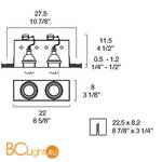 Встраиваемый спот (точечный светильник) iTRE SD-602 0000910 - Схема