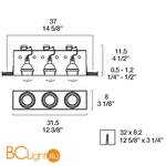 Встраиваемый спот (точечный светильник) iTRE SD-603 0000915 - Схема