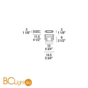 Настенный светильник iTRE Trecentosessantagradi 0001718 - Схема