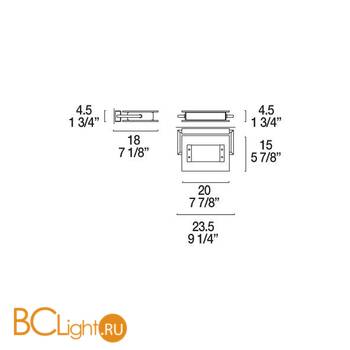 Настенный светильник iTRE Trecentosessantagradi 0001717 - Схема