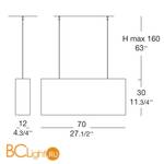 Подвесной светильник iTRE VANITY 1 0000177 - Схема