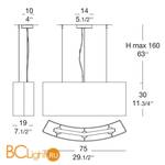 Подвесной светильник iTRE VANITY S2 0000173 - Схема