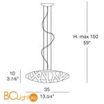 Подвесной светильник iTRE X-RAY S 35 0000074 - Схема