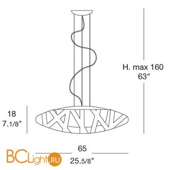 Подвесной светильник iTRE X-RAY S 65 0000075 - Схема