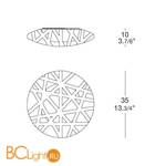 Настенно-потолочный светильник iTRE X-RAY P-PL 35 0000228 - Схема