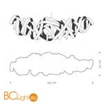 Подвесной светильник Jacco Maris Montone MN08CH.ST.O - Схема