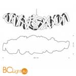 Подвесной светильник Jacco Maris Montone MN10CH.ST.O - Схема