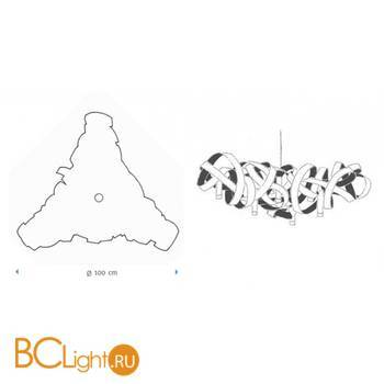 Подвесной светильник Jacco Maris Montone MN07CH.ST.T - Схема