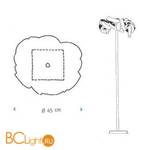 Торшер Jacco Maris Montone MN03FL.ST.R - Схема