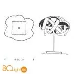 Настольная лампа Jacco Maris Montone MN03TA.ST - Фото 0