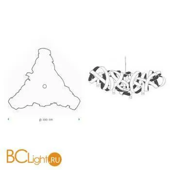 Подвесной светильник Jacco Maris Montone MN05CH.HG.T - Фото 0