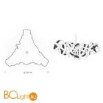 Подвесной светильник Jacco Maris Montone MN05CH.HG.T - Фото 0