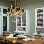 Люстра Jacco Maris Ode 1647 OD15CH.SI grey lampshades