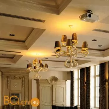 Люстра Jacco Maris Ode 1647 OD09CH.SI grey lampshades