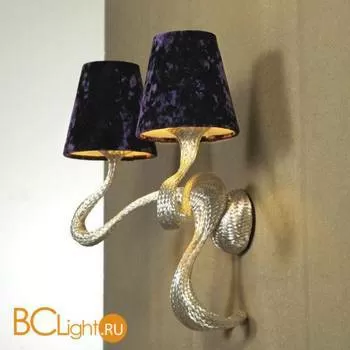 Бра Jacco Maris Ode 1647 OD02WA.SI violet lampshades